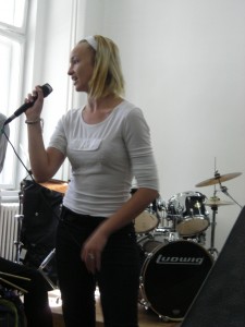 Student 2 performing in Oradea