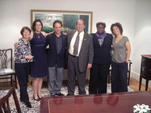 Eli Yamin Blues Band with U.S. Ambassador to Albania and his wife