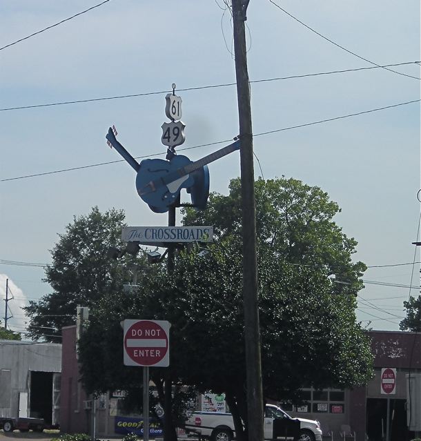 Fabled blues crossroads, Clarksdale, Mississippi