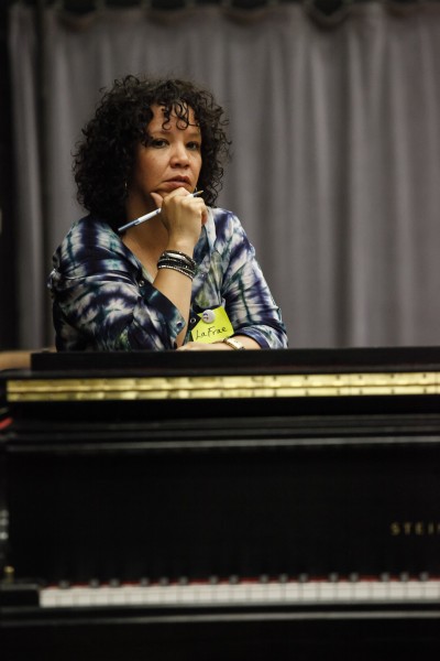LaFrae Sci at The Jazz Drama Program's Summer Jazz Arts Institute at Lehman College, City University of New York (photo by Ayano Hisa)