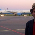 Arrival in St. Petersburg alongside Secretary of State Hilary Clinton in her own plane.